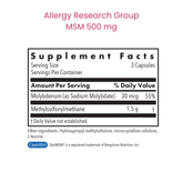 MSM 500mg